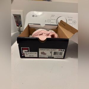 Toddler Girls Pink Platform Filas